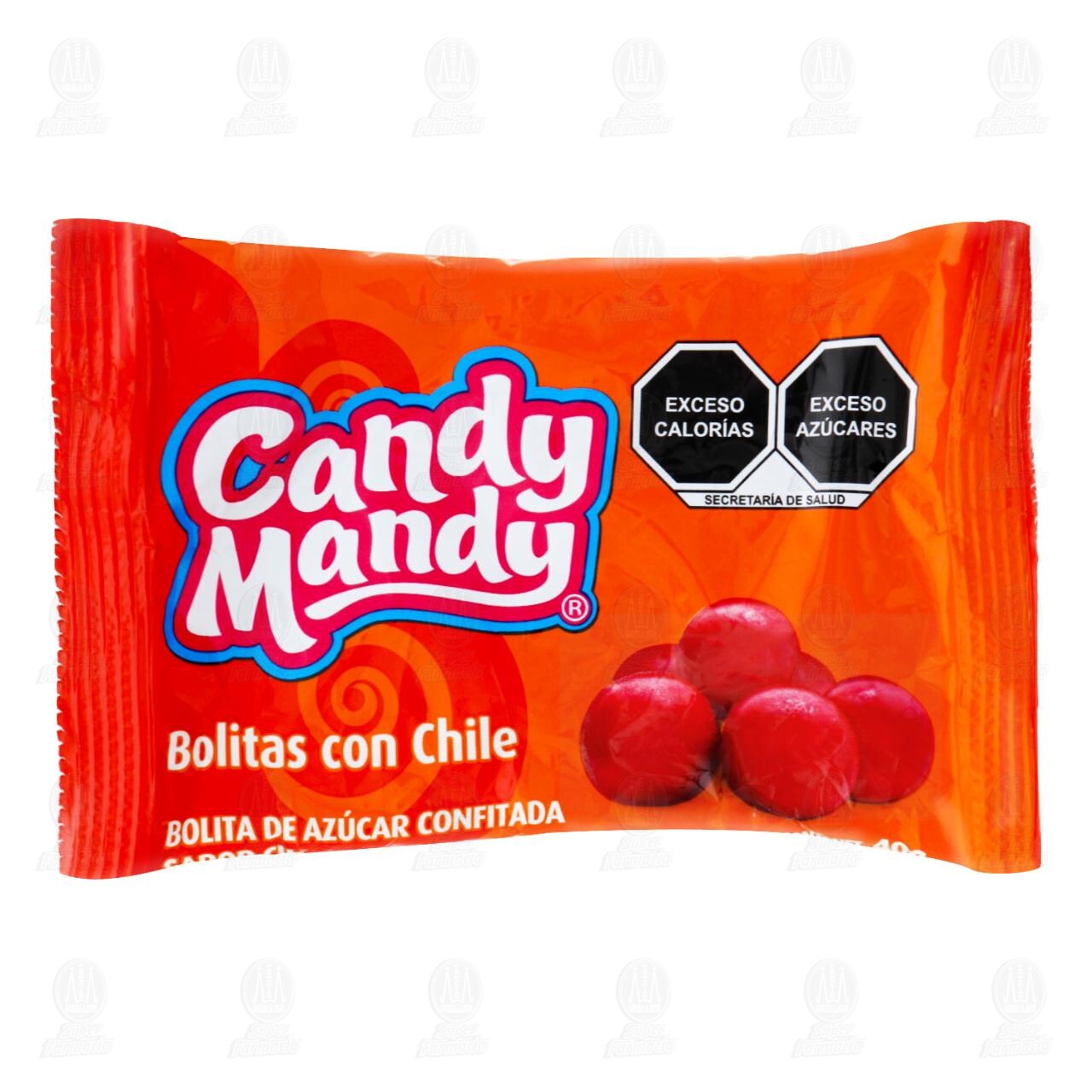 Bolitas Candy Mandy con Chile, 40 gr. image number 0