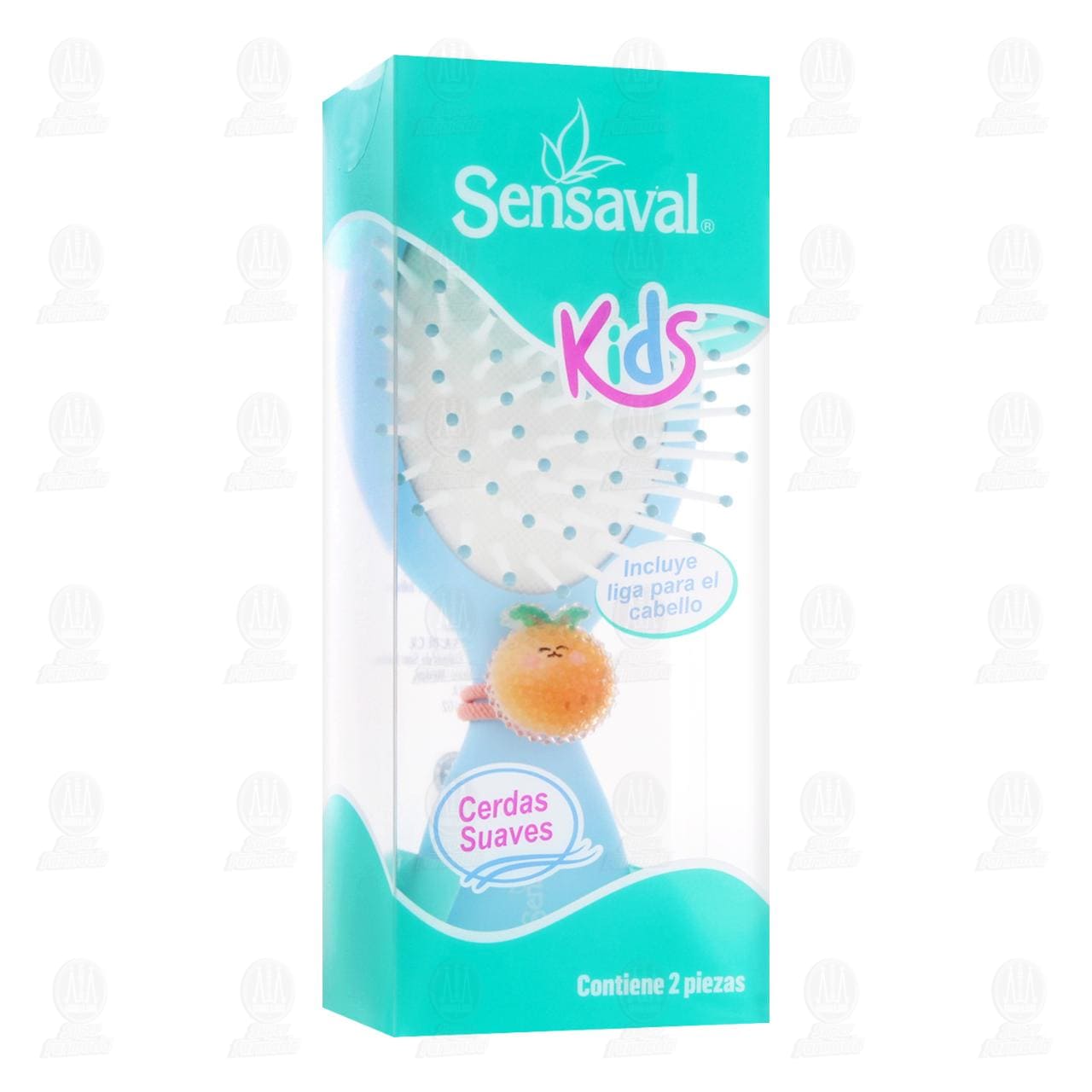 Set Cepillo para Cabello Sensaval Kids Cerdas Suaves + Liga para el Cabello, 2 pzas. image number 0