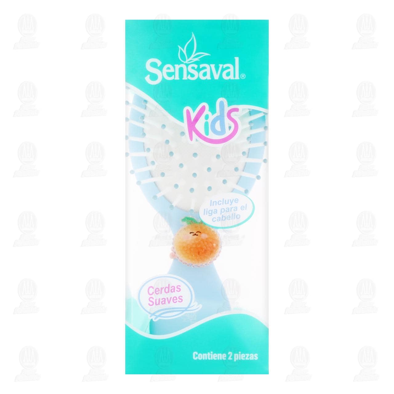 Set Cepillo para Cabello Sensaval Kids Cerdas Suaves + Liga para el Cabello, 2 pzas. image number 1