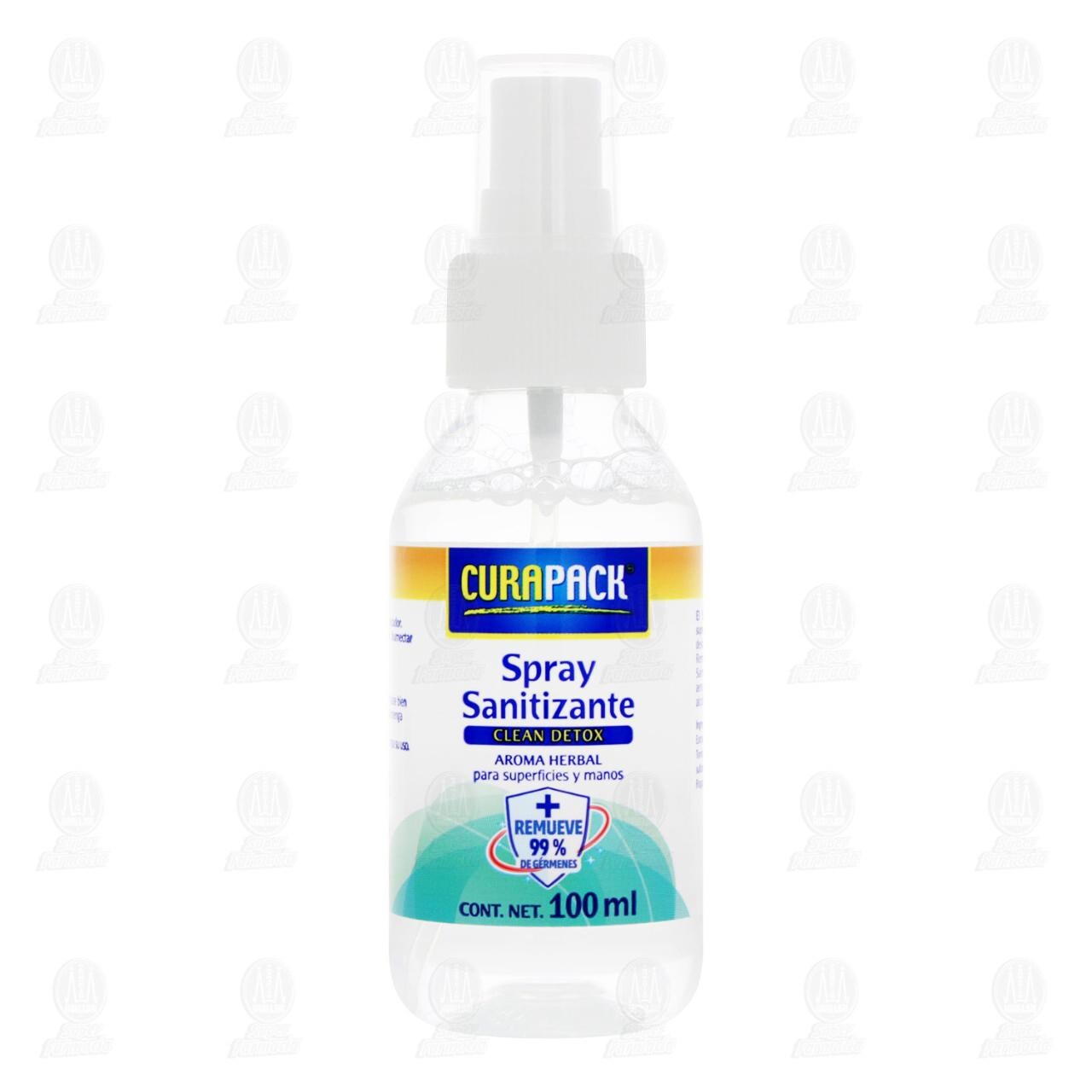 Spray Sanitizante Curapack Clean Detox, 100 ml. image number 1