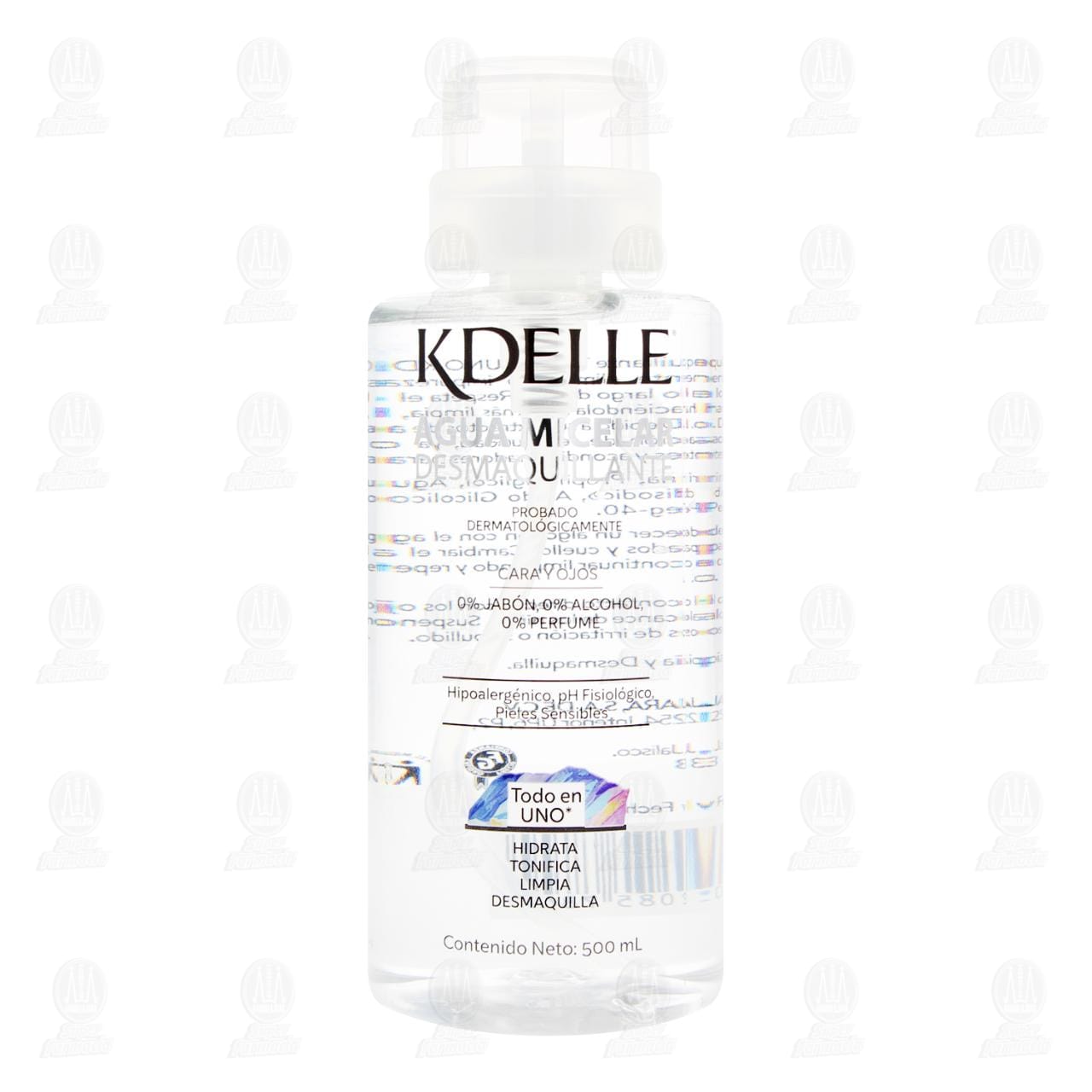 Agua Micelar kdelle Desmaquillante Cara y Ojos, 500 ml. image number 1