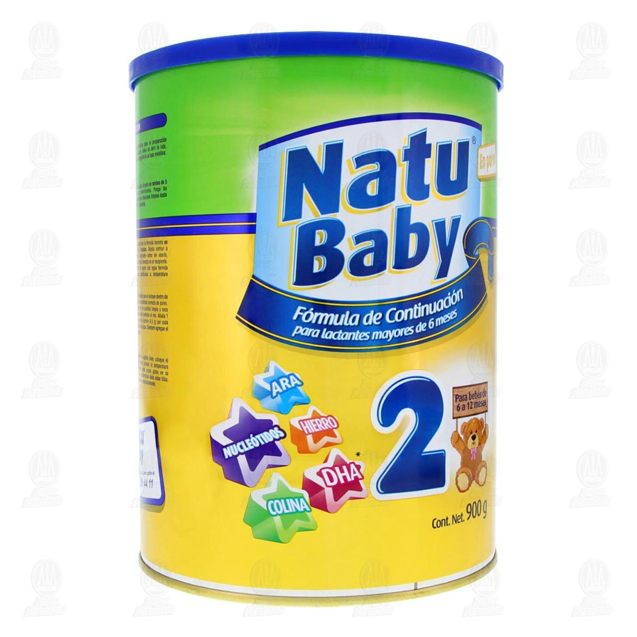 Fórmula Infantil Natu Baby 2 en Polvo (Edad 6-12 Meses), 900 gr.