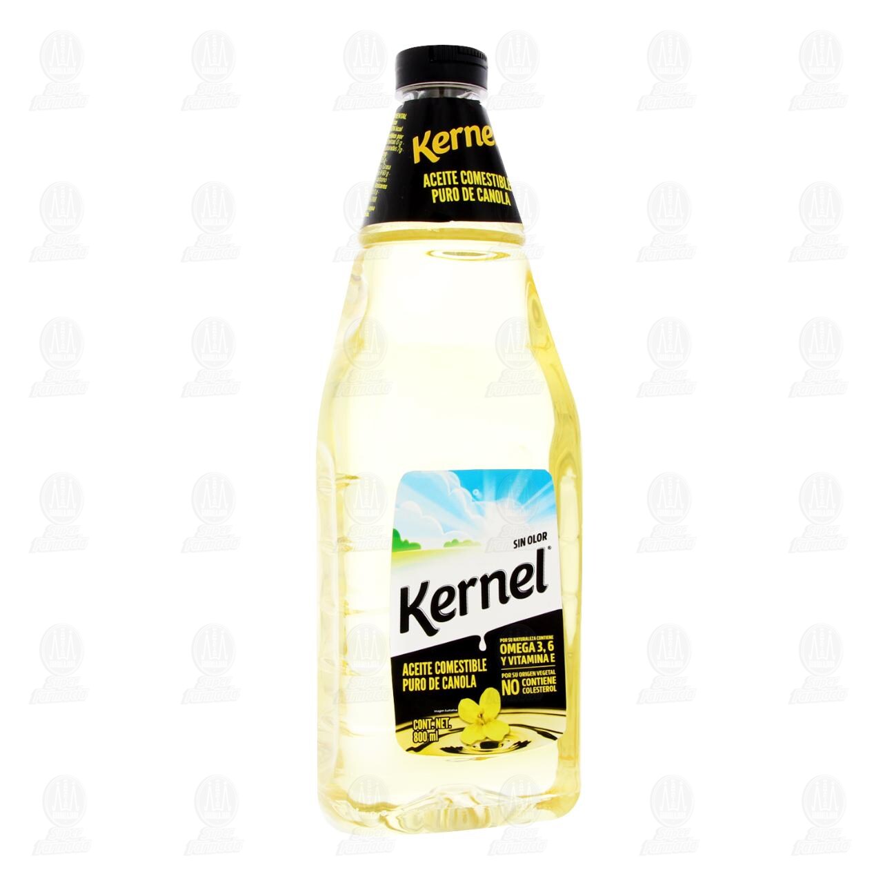Aceite Comestible Kernel Puro de Canola, 800 ml.