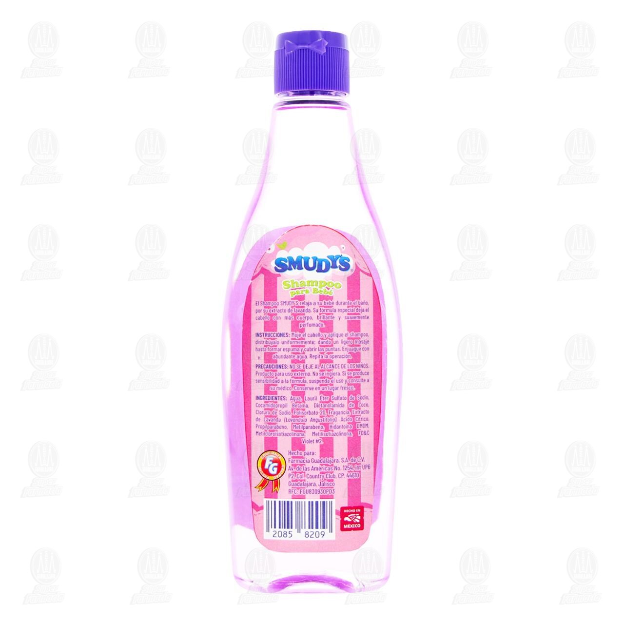 Shampoo para Beb&eacute; Smudy's con Lavanda, 250 ml. image number 2