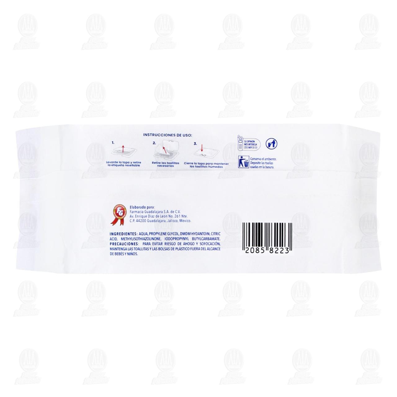 Toallitas para Beb&eacute; Smudy's Hipoalerg&eacute;nicas, 100 pzas. image number 1