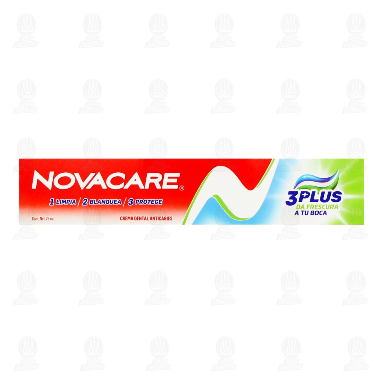 Crema Dental Novacare 3 Plus Anticaries, 75 ml. image number 1