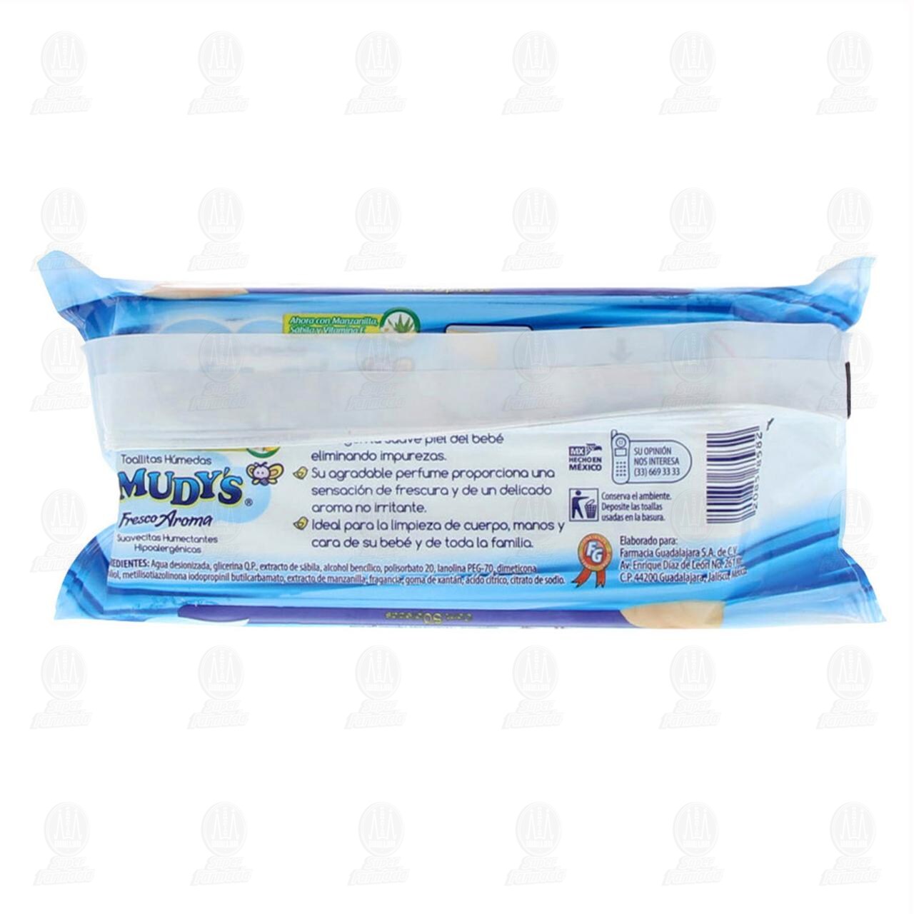 Toallitas para Bebé Smudy's Fresco Aroma, 50 pzas. image number 2