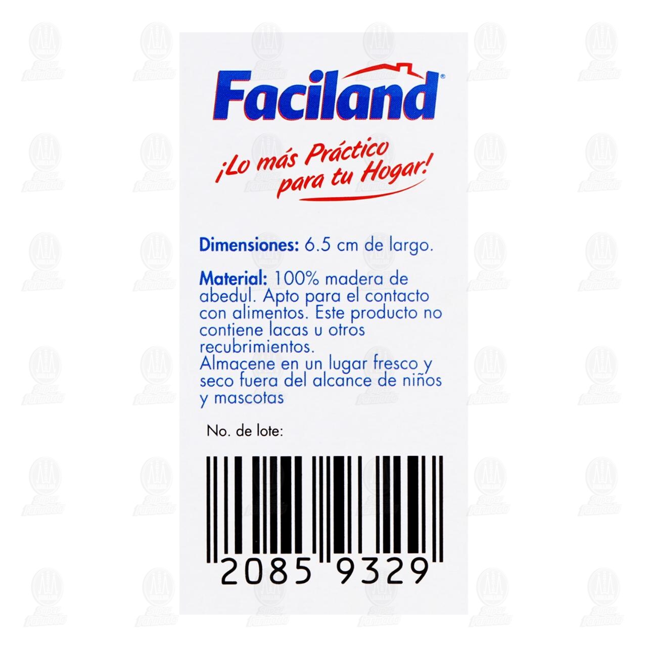 Palillos de Madera Faciland Doble Punta, 275 pzas. image number 2