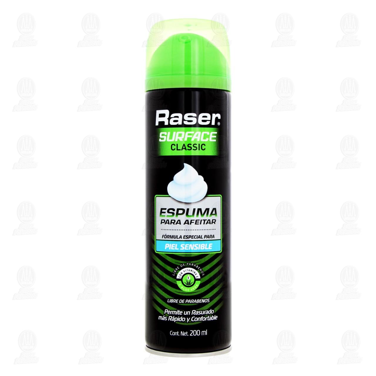 Espuma para Afeitar Raser Surface Classic Piel Sensible, 200 ml. image number 1