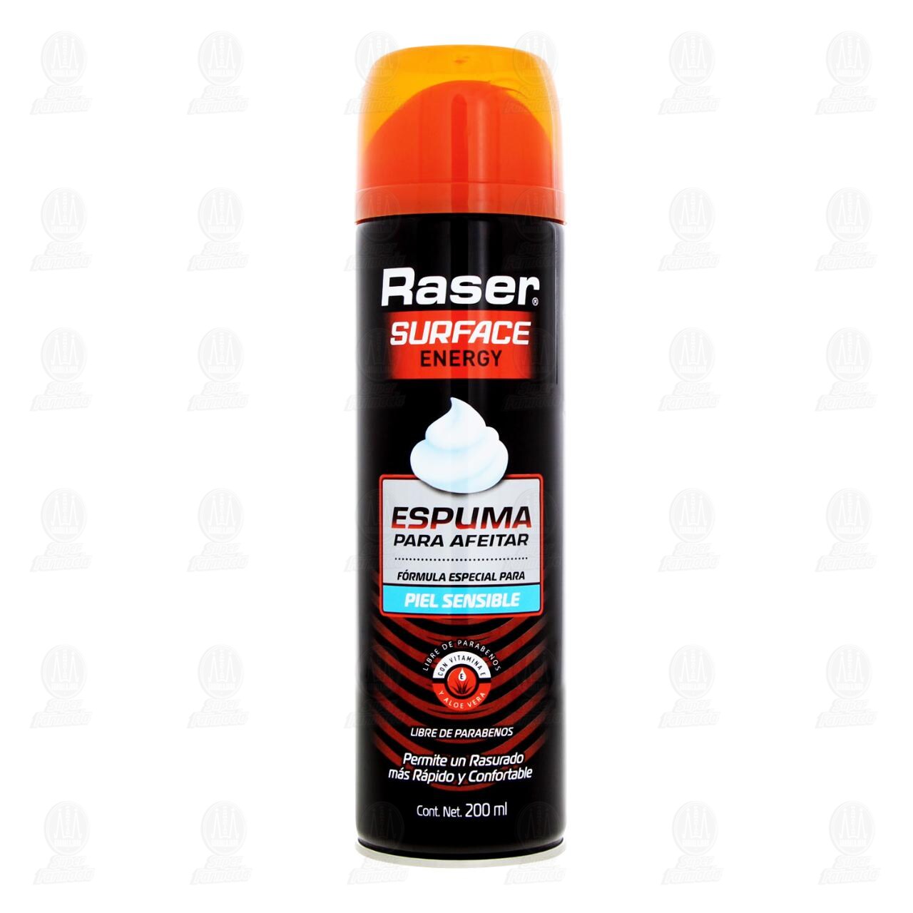 Espuma para Afeitar Raser Surface Energy Piel Sensible, 200 ml. image number 1