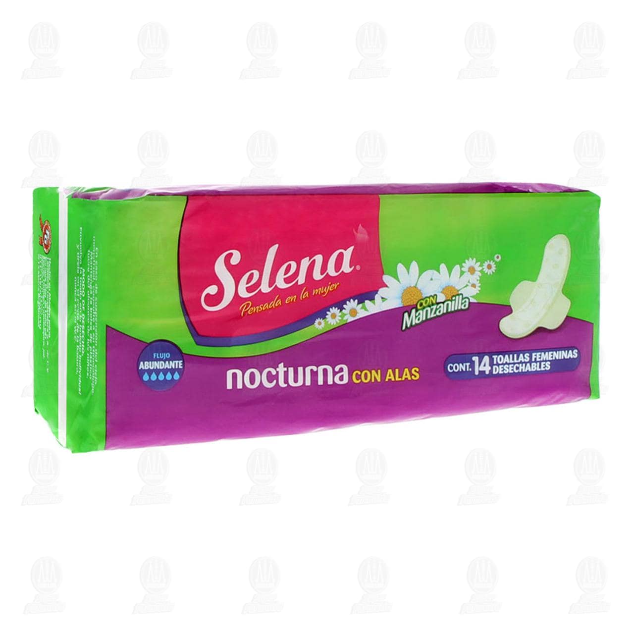 Imagen para Toallas Femeninas Selena Nocturna con Alas, 14 pzas.