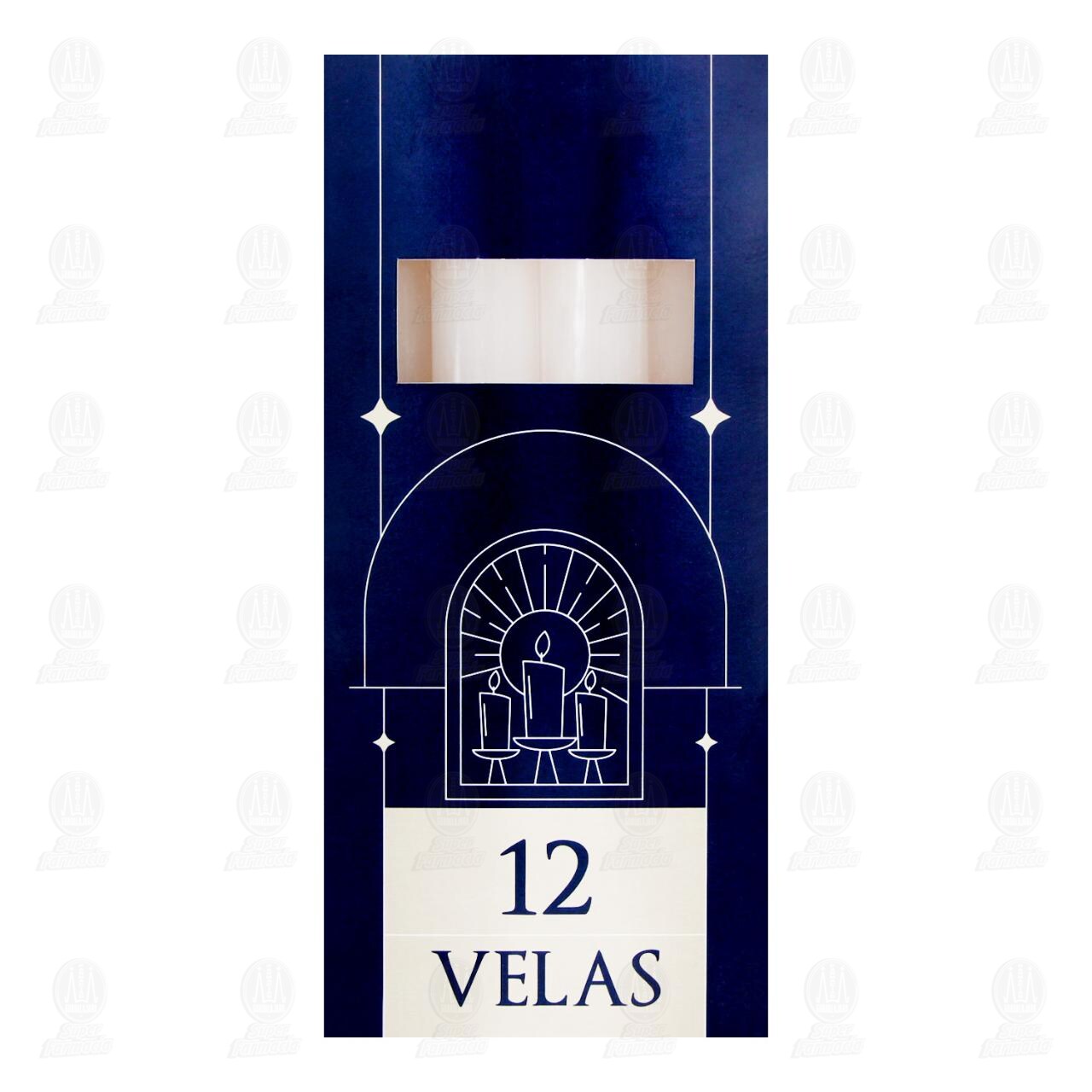Velas Largas, 12 pzas. image number 1