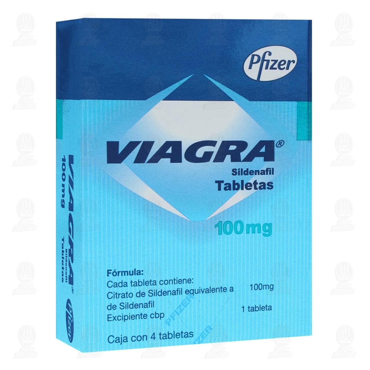 Imagen para Viagra 100 mg, 4 Tabletas.