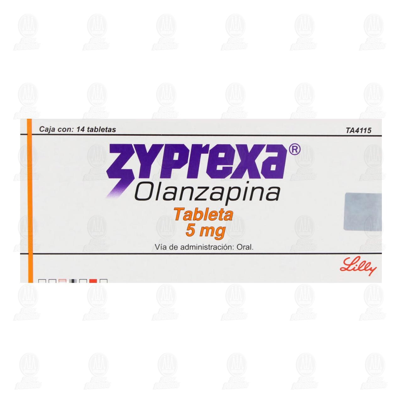 Zyprexa 5 mg, 14 Tabletas. image number 1