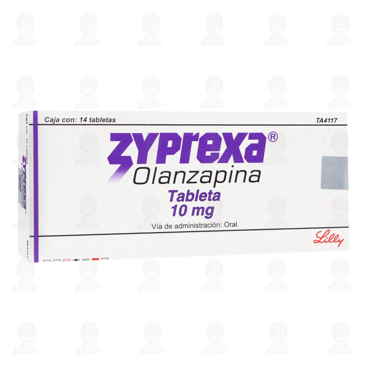 Zyprexa 10 mg, 14 Tabletas. image number 0
