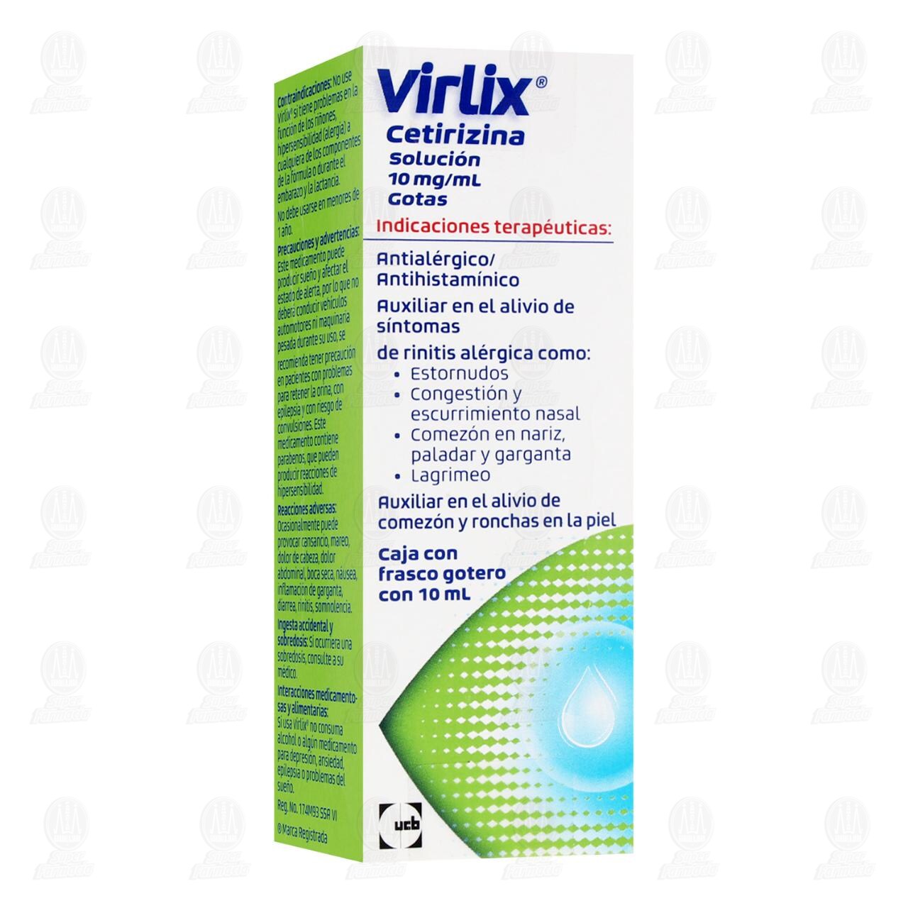 Virlix 10mg/ml Soluci&oacute;n en Gotas, 10 ml. image number 0