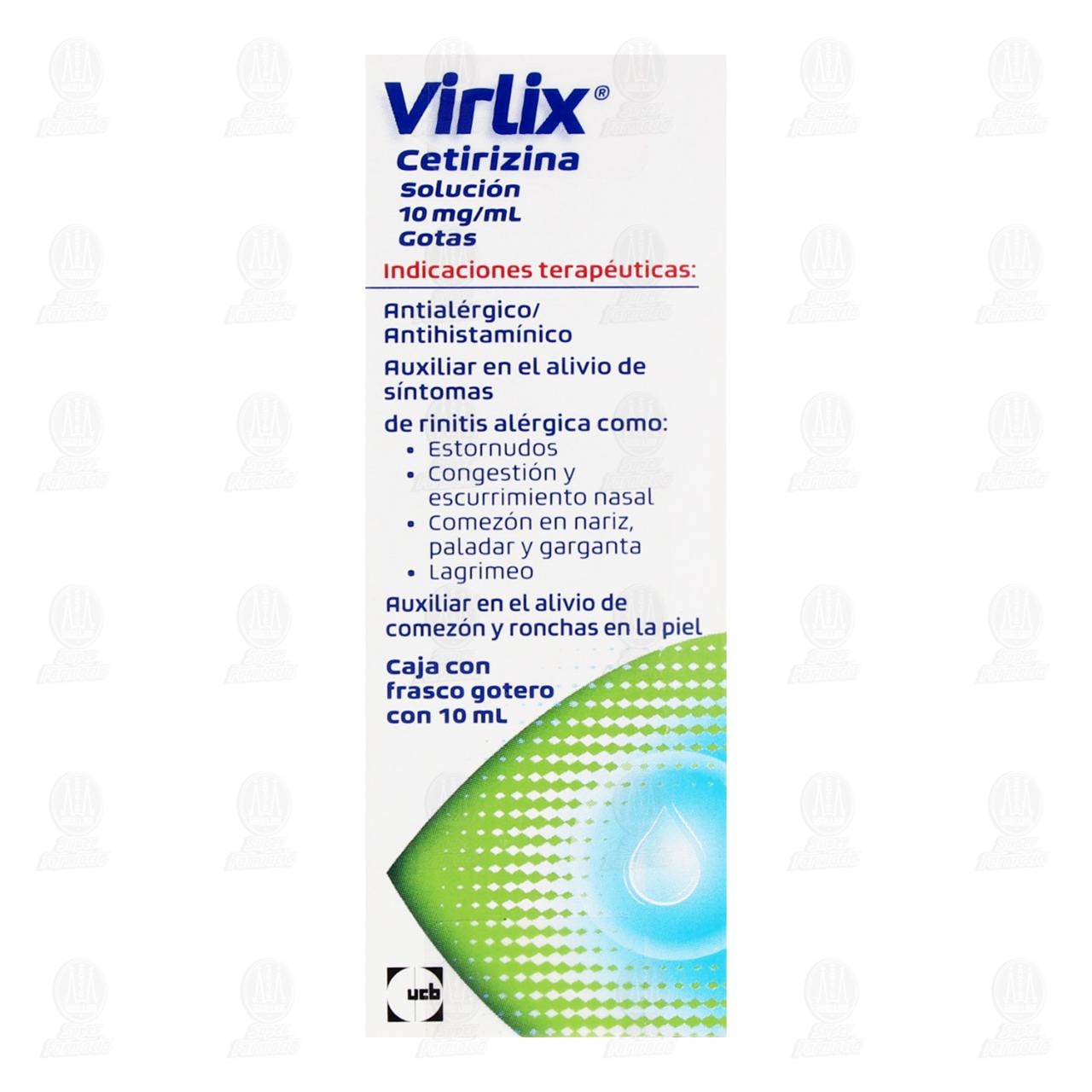 Virlix 10mg/ml Soluci&oacute;n en Gotas, 10 ml. image number 1