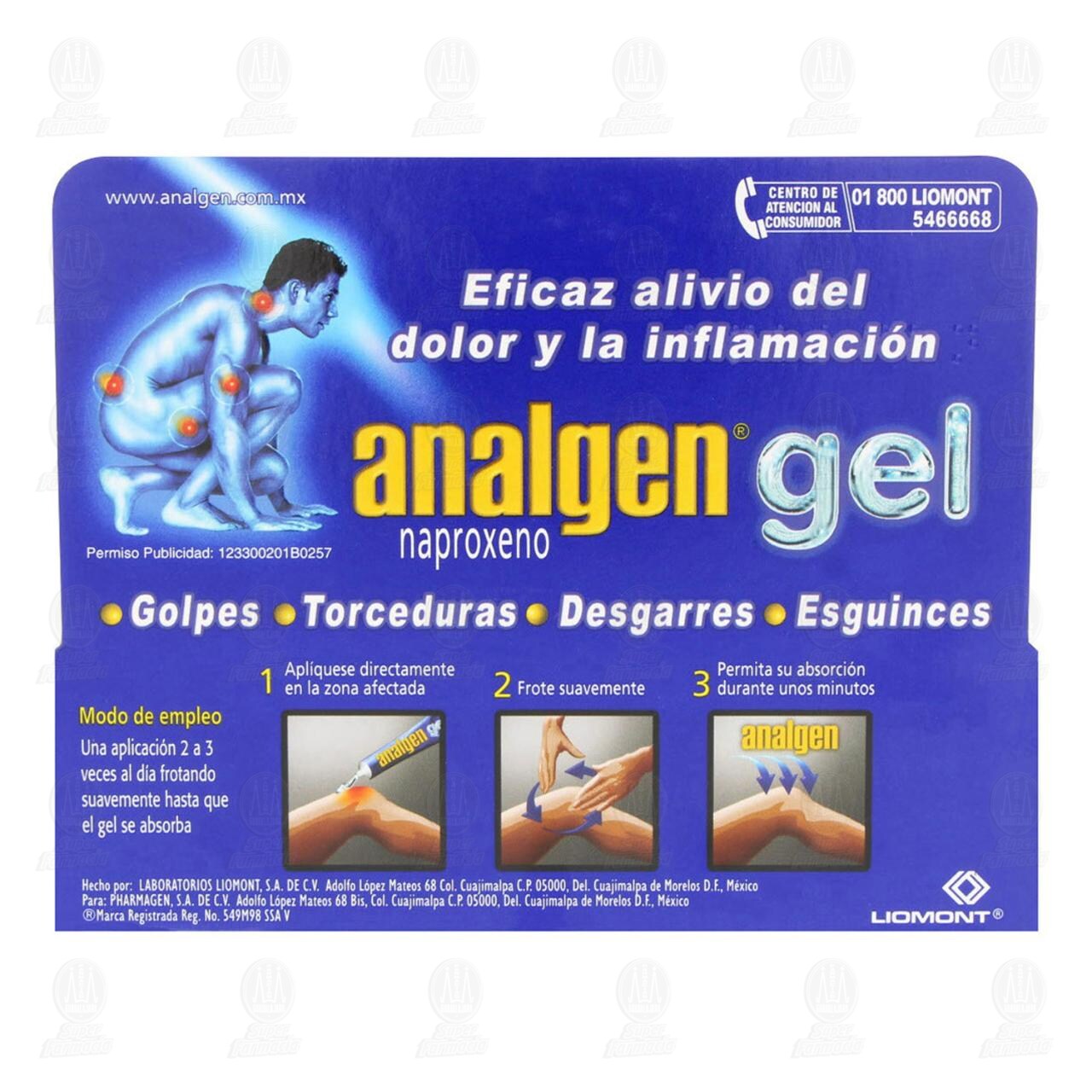 Analgen Gel 10gr/100gr, 30 gr. image number 2