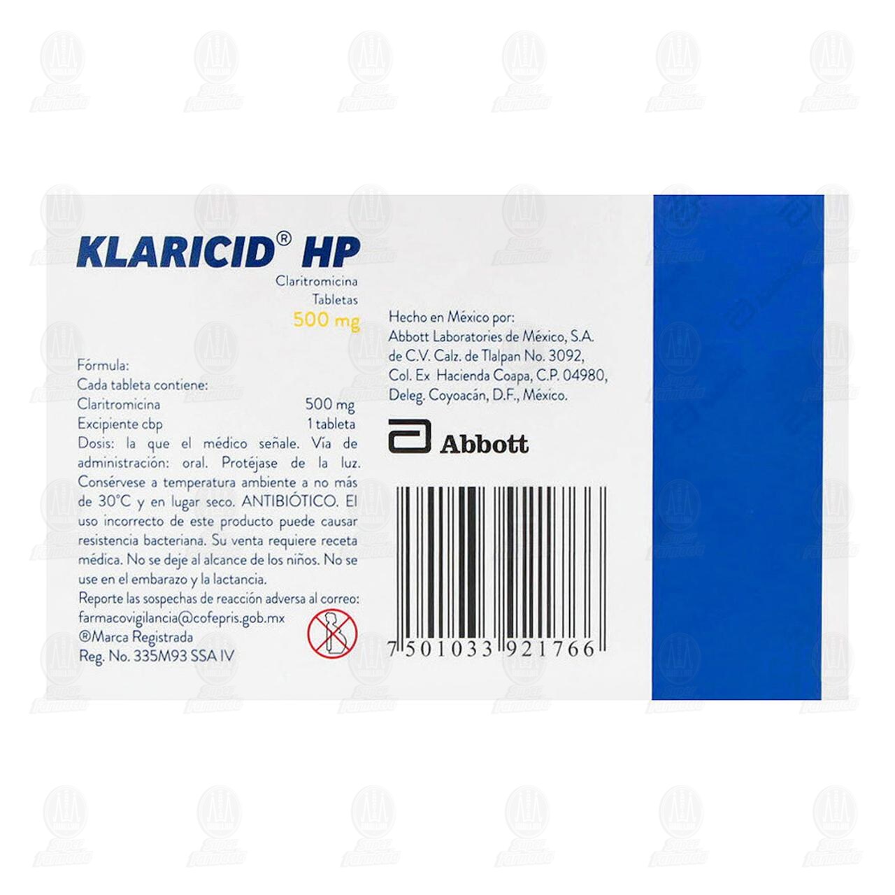 Klaricid HP 500 mg, 14 Tabletas. image number 2
