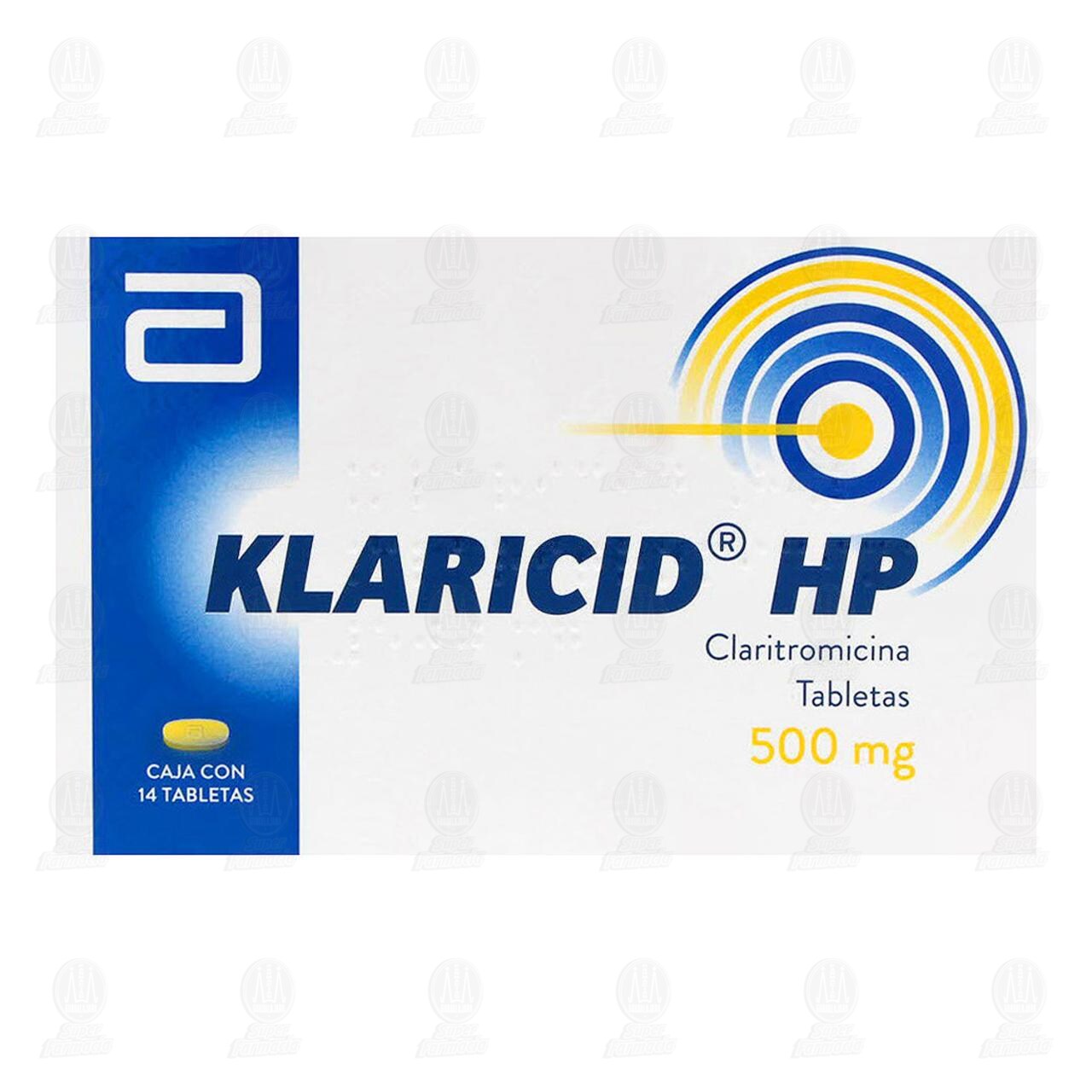 Klaricid HP 500 mg, 14 Tabletas. image number 1