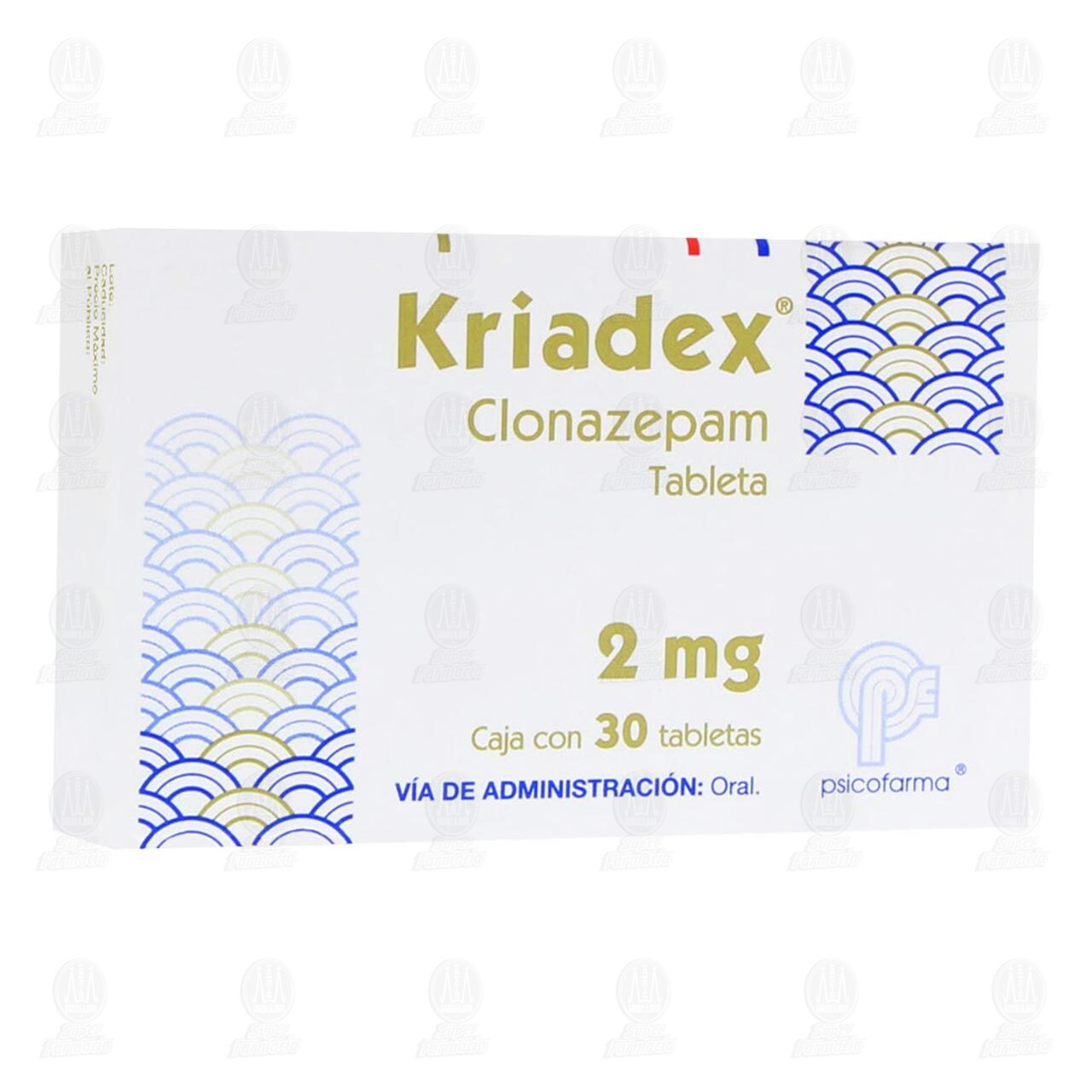 Kriadex 2 mg, 30 Tabletas. image number 0