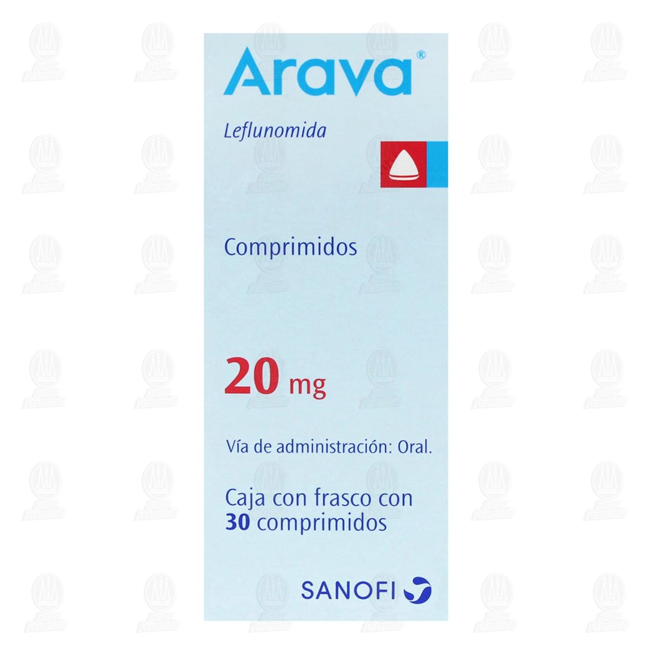 Arava 20 mg, 30 Comprimidos. image number 1