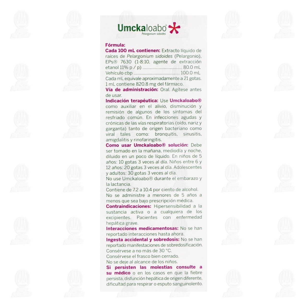 Umckaloabo Soluci&oacute;n, 50 ml. image number 2