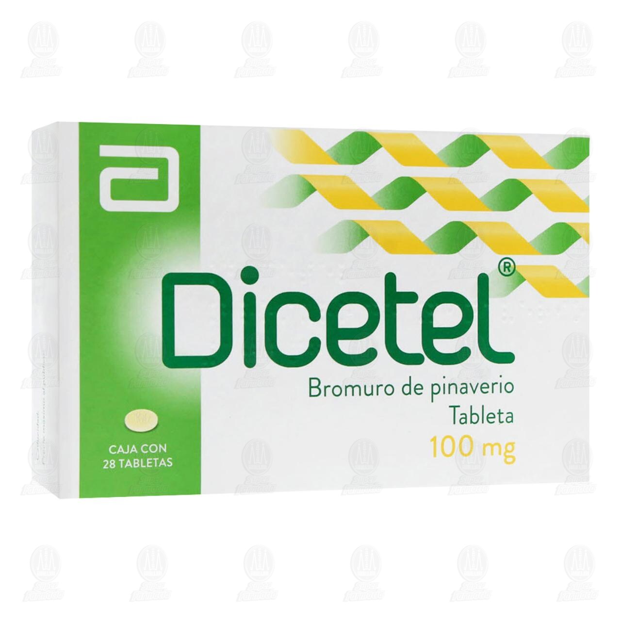 Dicetel 100 mg, 28 Tabletas.