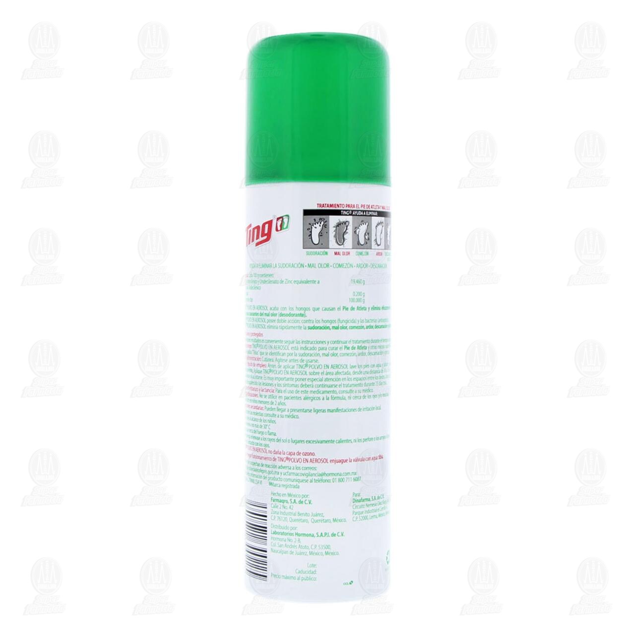 Ting Polvo Aerosol, 150 gr. image number 2