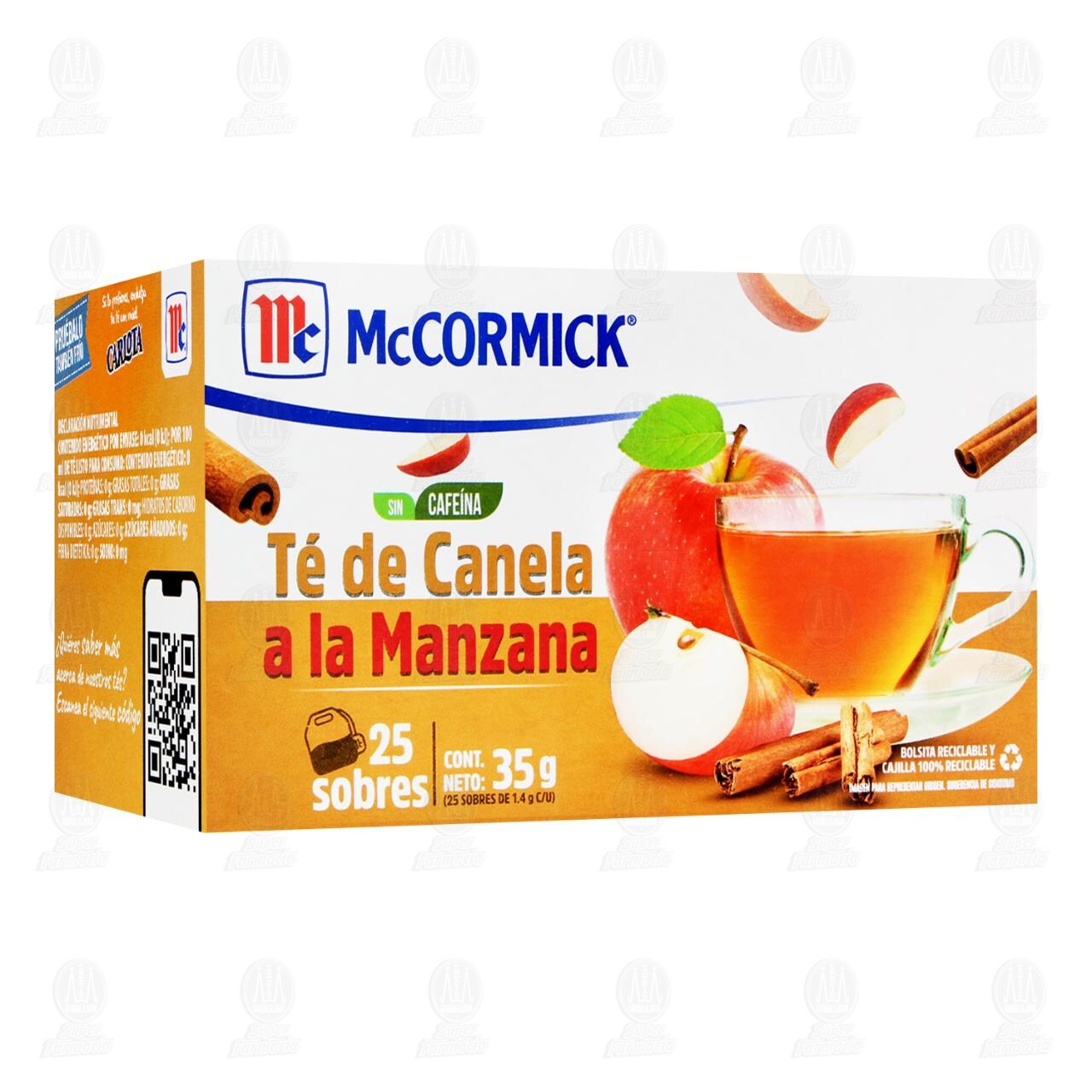 Té de Canela a la Manzana McCormick, 35 gr. image number 0