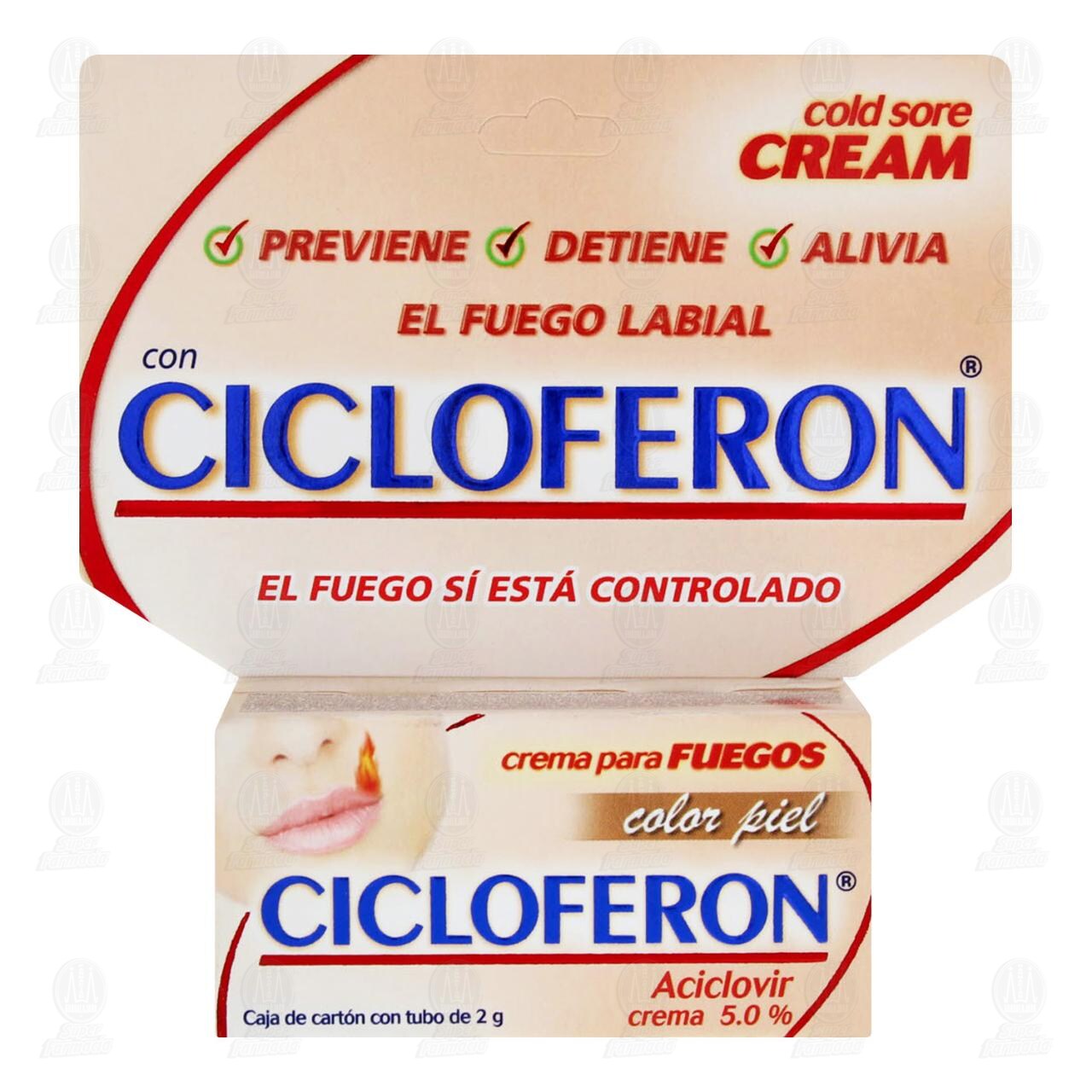 Cicloferon Crema Color Piel, 2 gr. image number 1