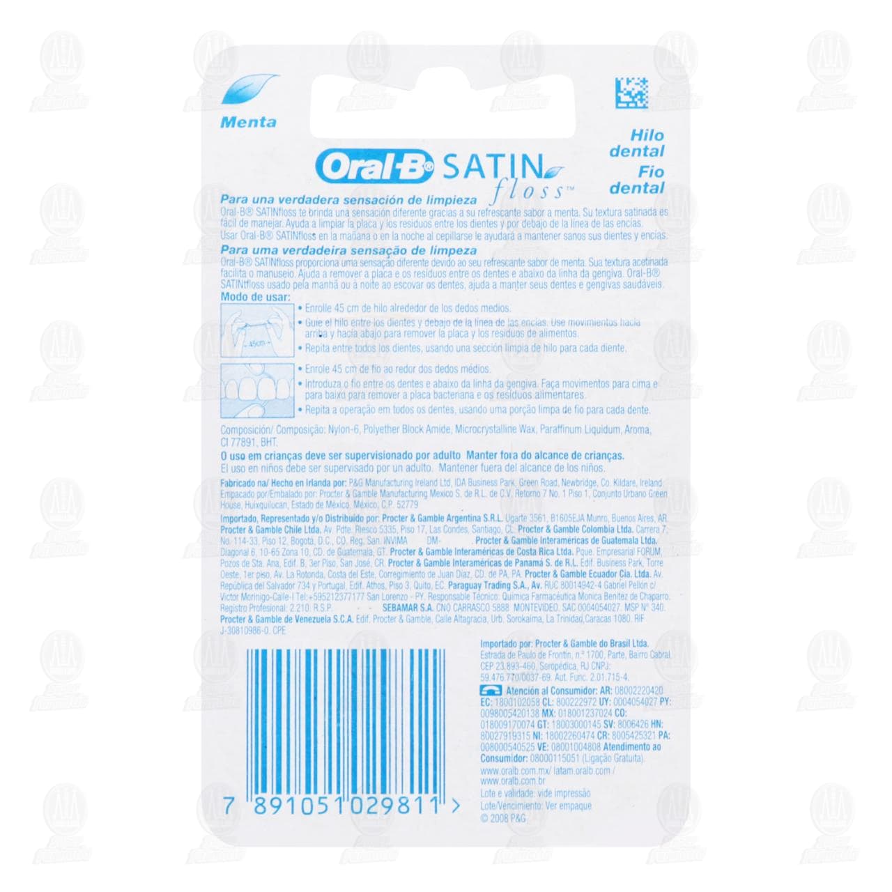 Hilo Dental Oral-B Satin Floss, 25 m., image size:1280x1280
