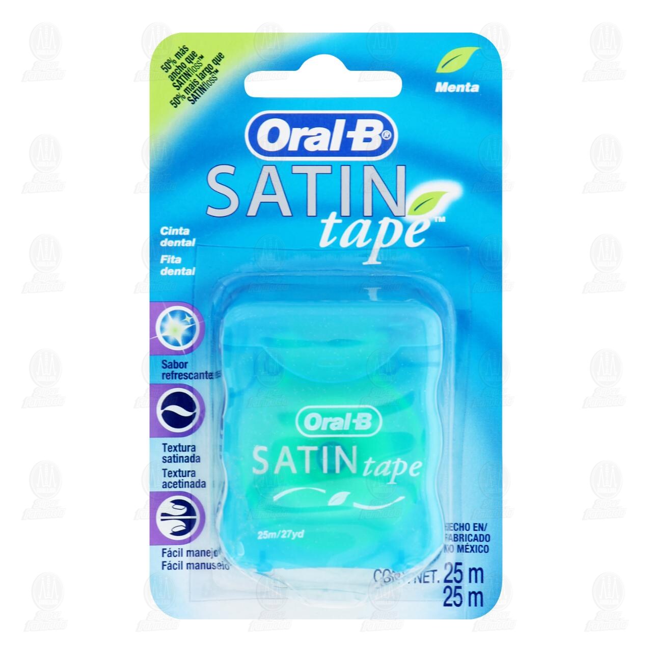 Cinta Dental Oral-B Menta, 25 m.