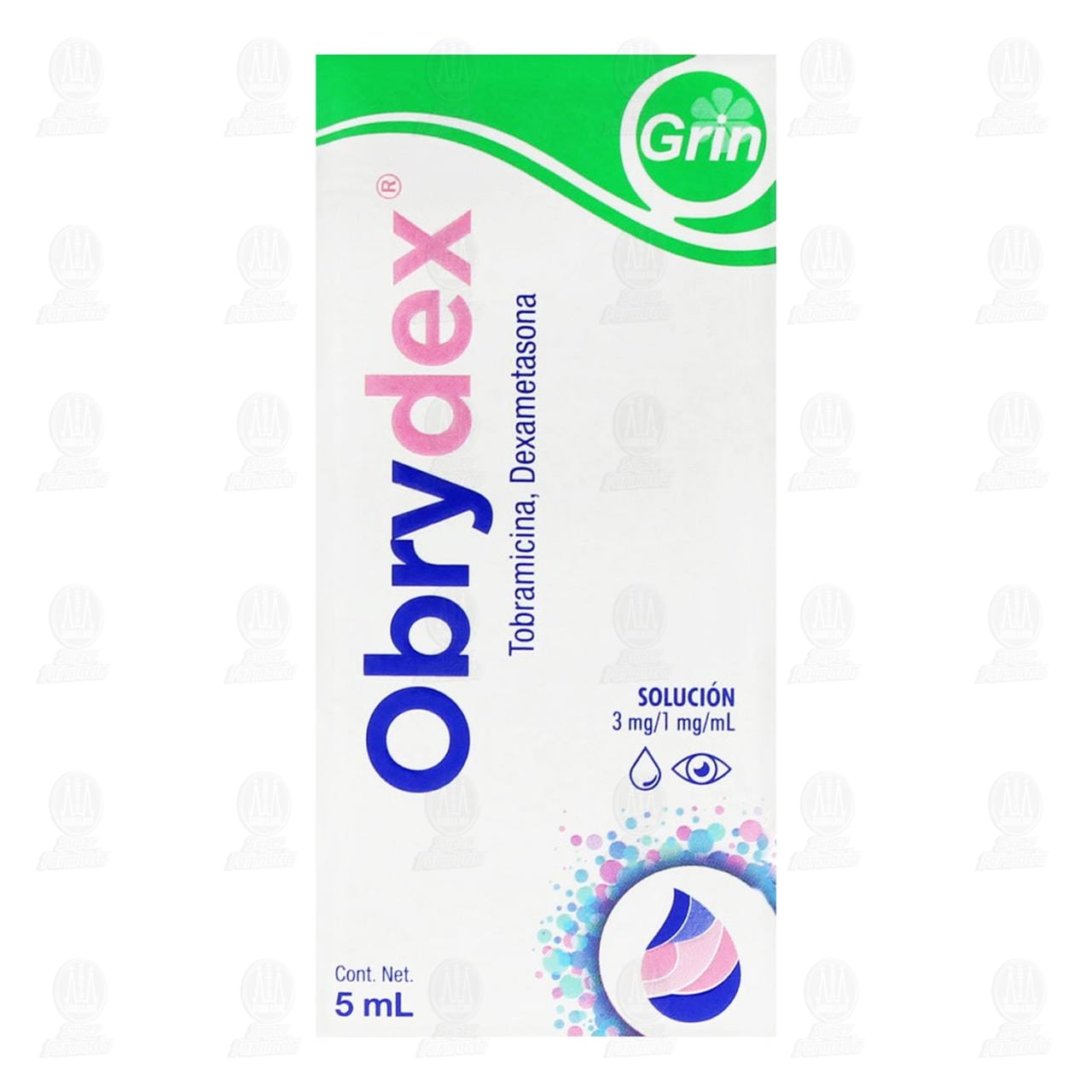 Obrydex 3mg/1mg/1ml Soluci&oacute;n Oft&aacute;lmica Gotas, 5 ml. image number 1
