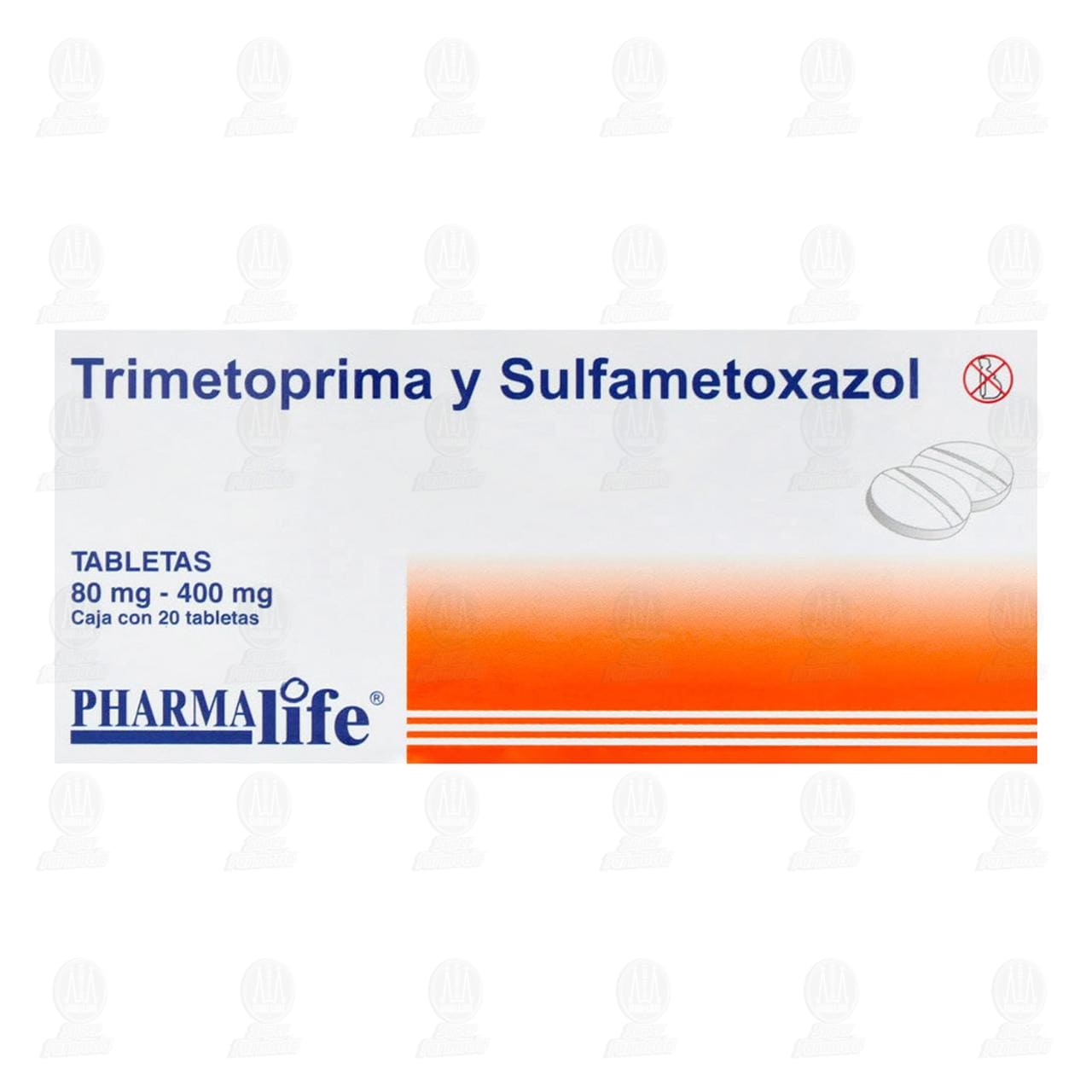 Trimetoprima y Sulfametoxazol 80mg/400mg, 20 Tabletas Pharmalife. image number 2