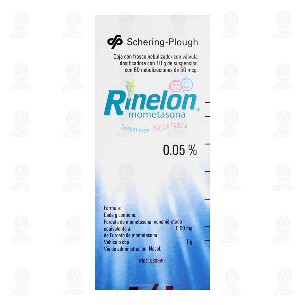 Rinelon 0.05% 10gr Suspensi&oacute;n Pedi&aacute;trica 60 Dosis, 50 mcg. image number 1