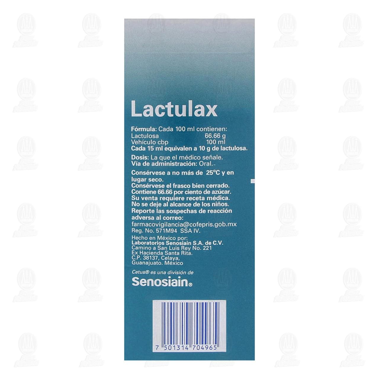 Lactulax Jarabe, 250 ml. image number 2