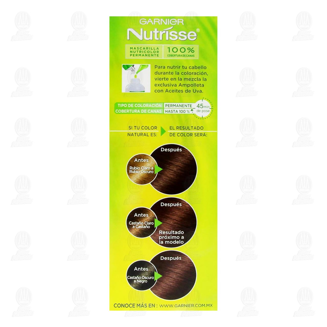 Tinte Garnier Nutrisse Color Casta&ntilde;a (50), 1 pz. image number 2