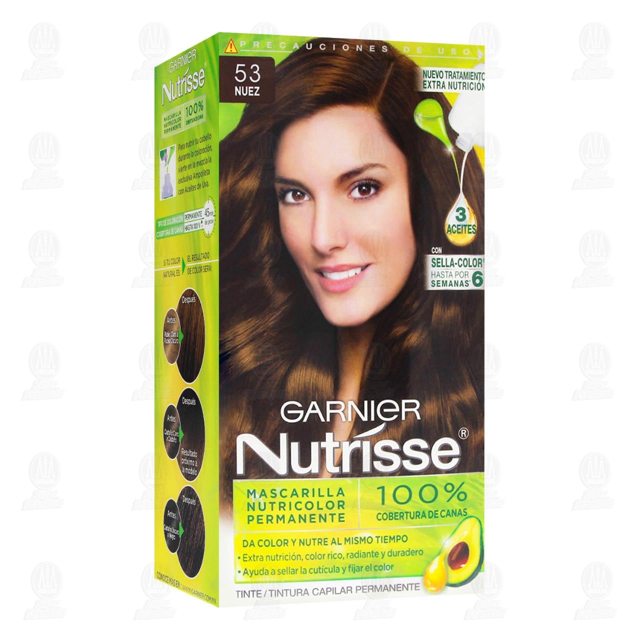 Tinte Garnier Nutrisse Color Nuez (53), 1 pz.