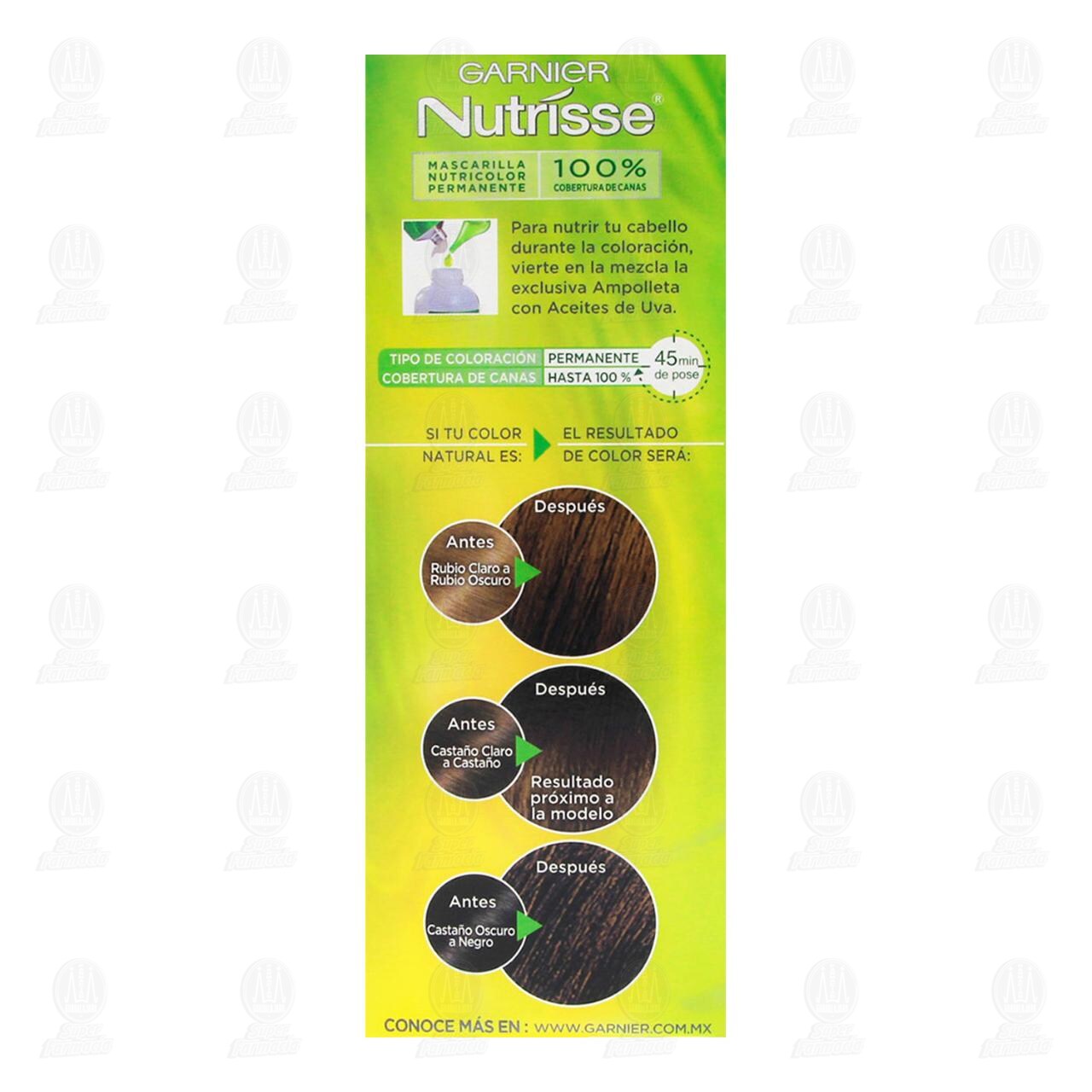 Tinte Garnier Nutrisse Color Nuez (53), 1 pz. image number 2
