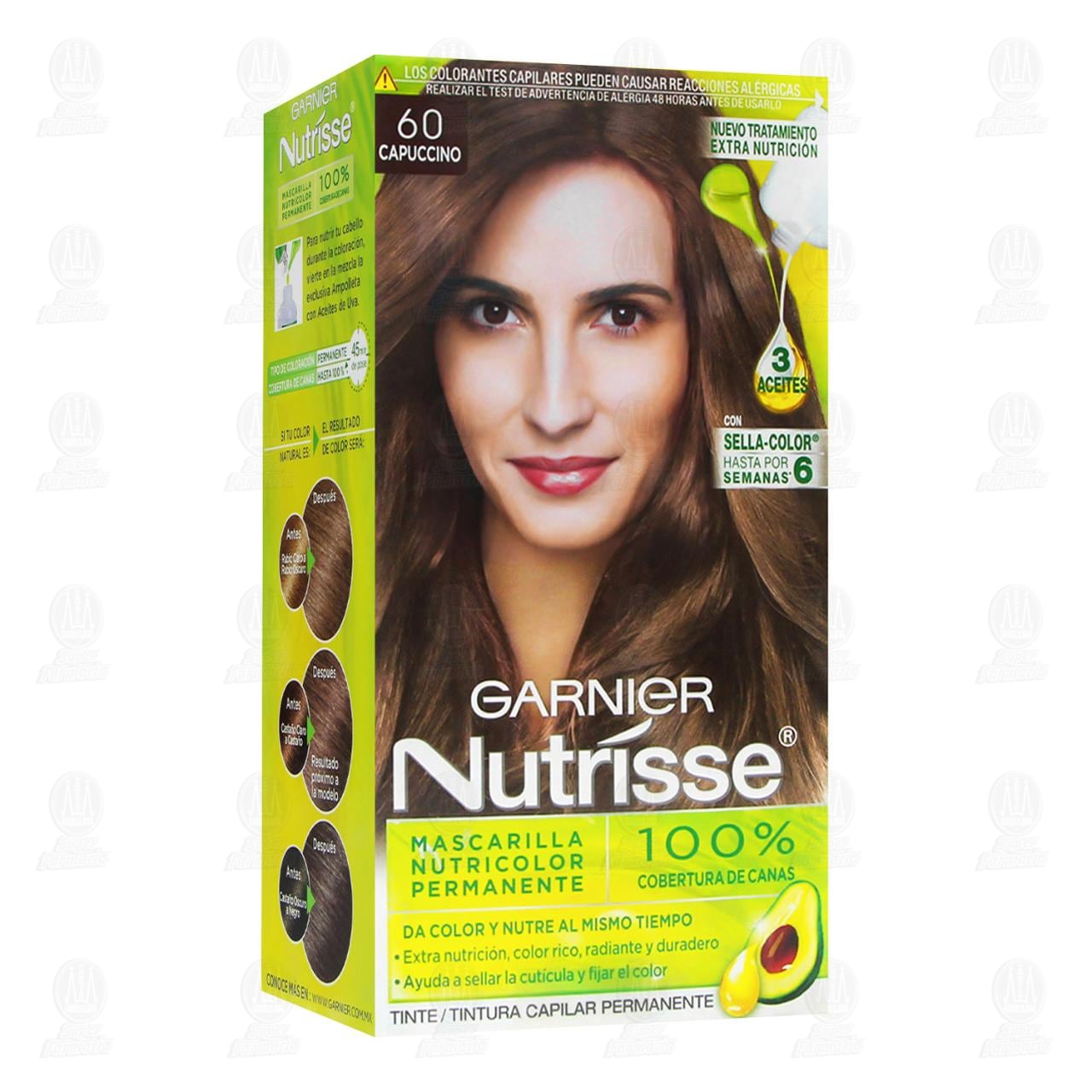 Imagen para Tinte Garnier Nutrisse Color Capuccino (60), 6 pzas.