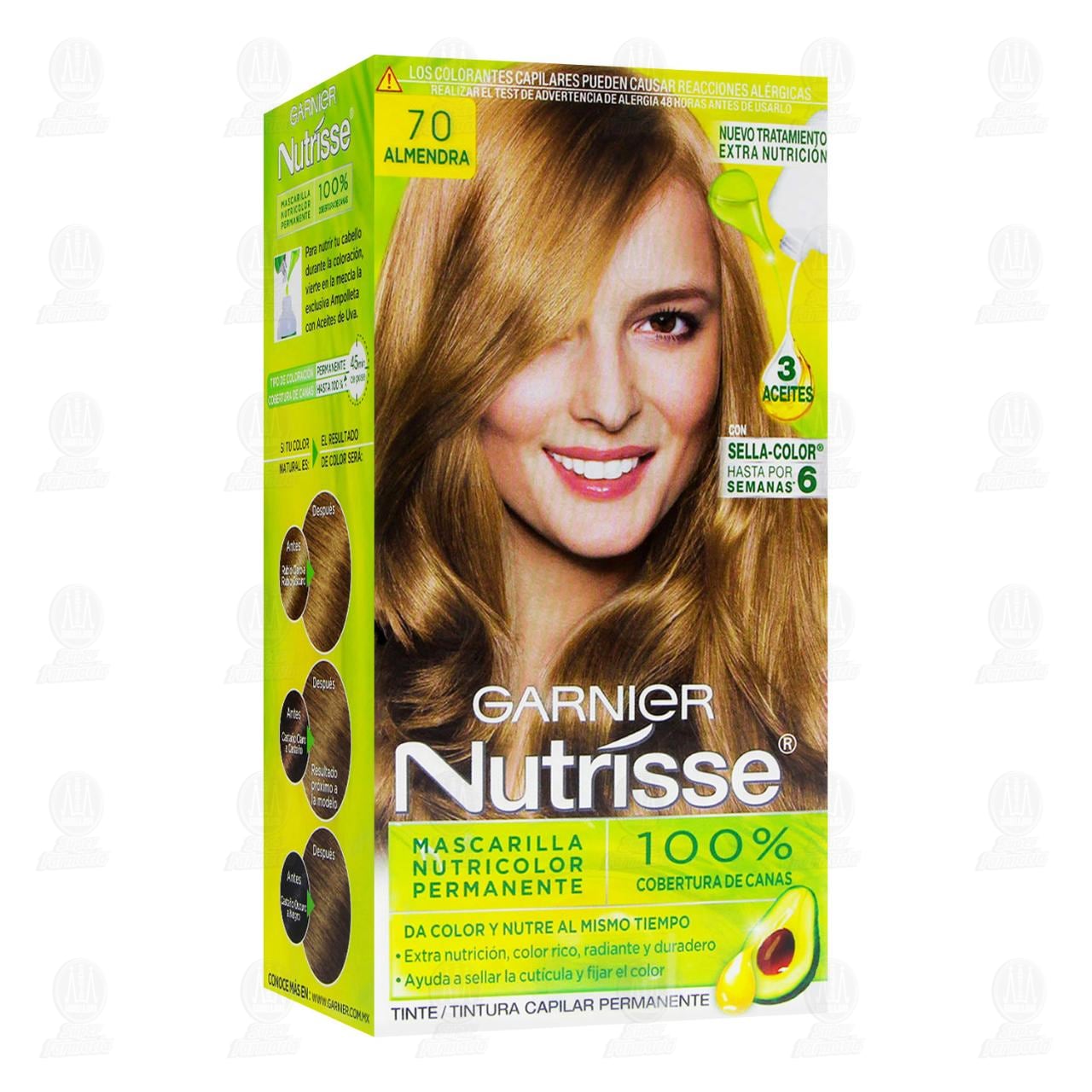 Imagen para Tinte Nutrisse Color Almendra (70), 6 pzas.