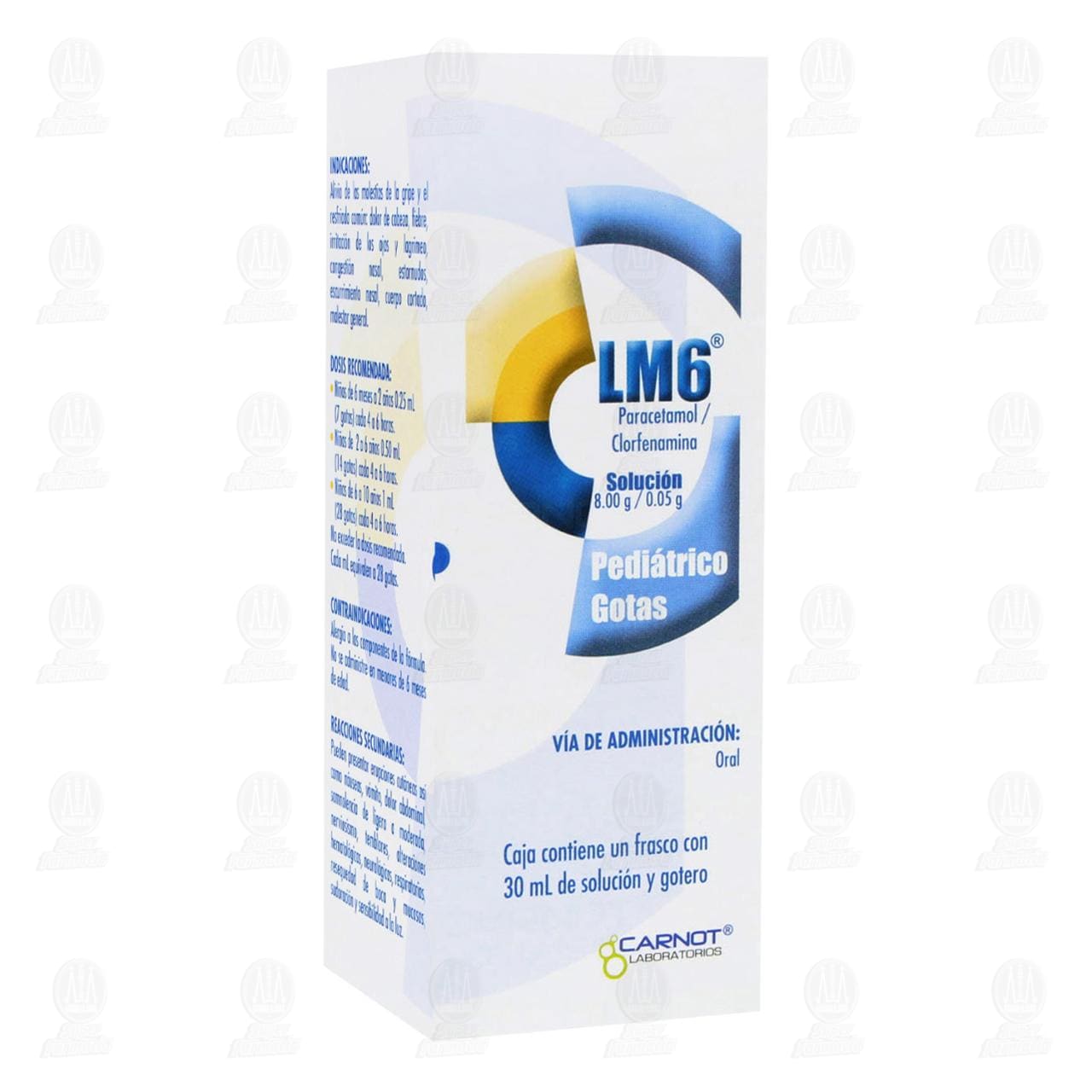 LM6 Soluci&oacute;n Pedi&aacute;trico Gotas 8.00gr/0.05gr, 30 ml. image number 0