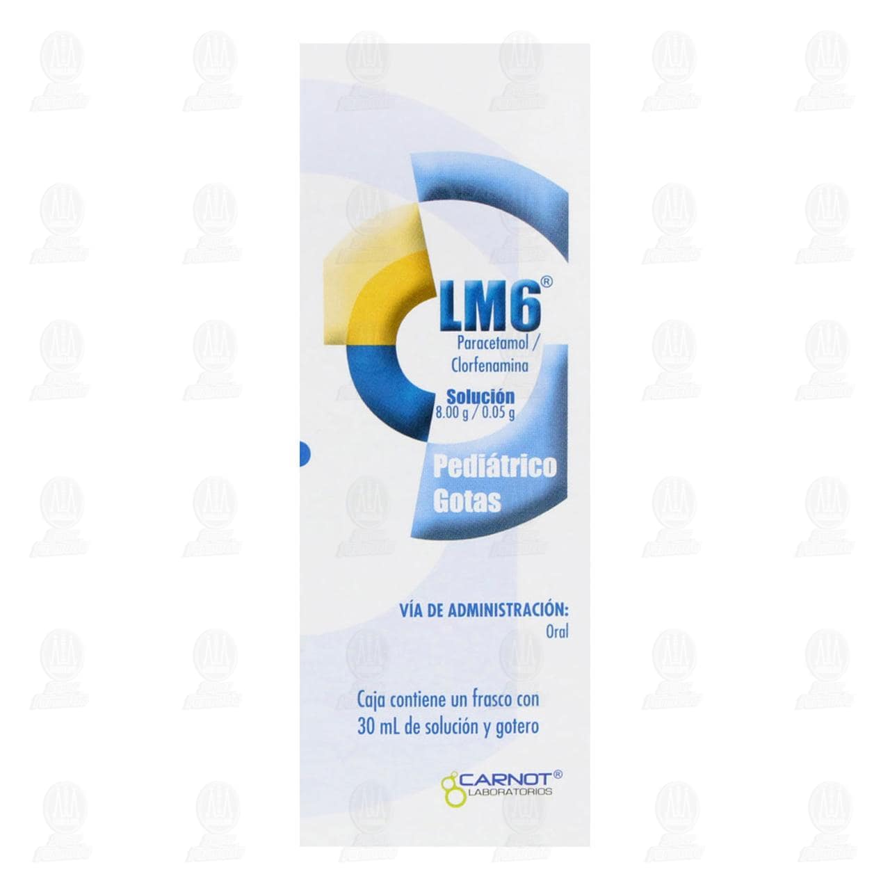 LM6 Soluci&oacute;n Pedi&aacute;trico Gotas 8.00gr/0.05gr, 30 ml. image number 1