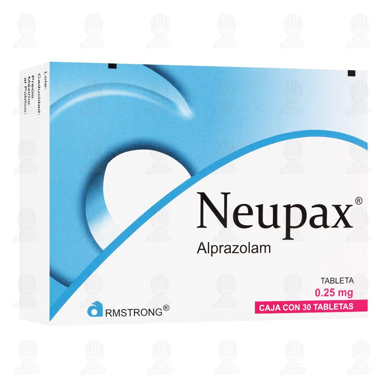 Neupax 0.25 mg, 30 Tabletas. image number 0
