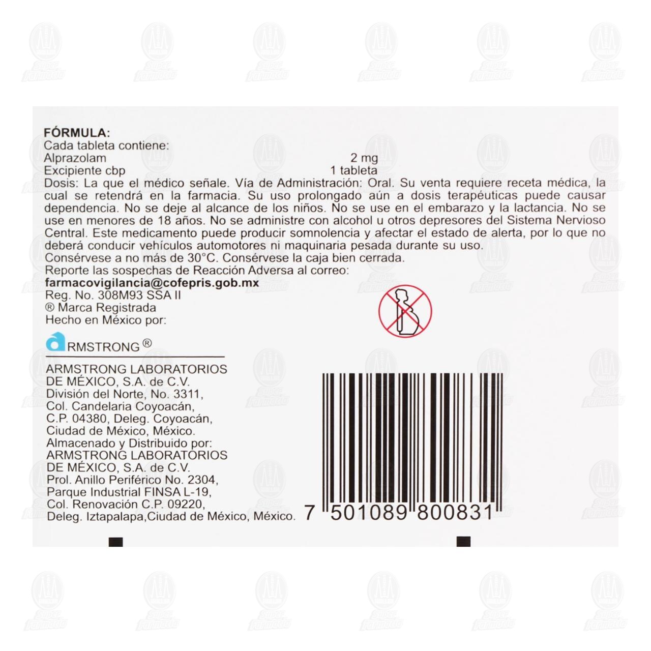 Neupax 2 mg, 30 Tabletas. image number 2