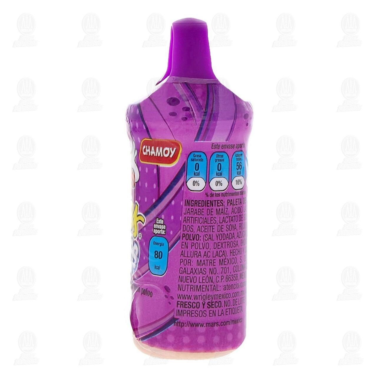 Paleta de Caramelo Lucas Muecas Sabor Chamoy con Chile en Polvo, 24 gr. image number 3