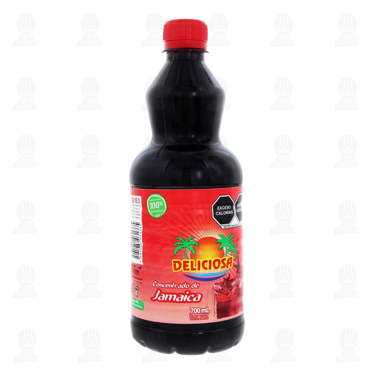 Concentrado Líquido Deliciosa de Jamaica, 700 ml. image number 0