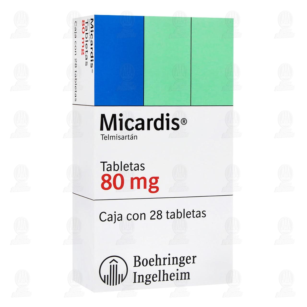 Micardis 80 mg, 28 Tabletas. image number 0