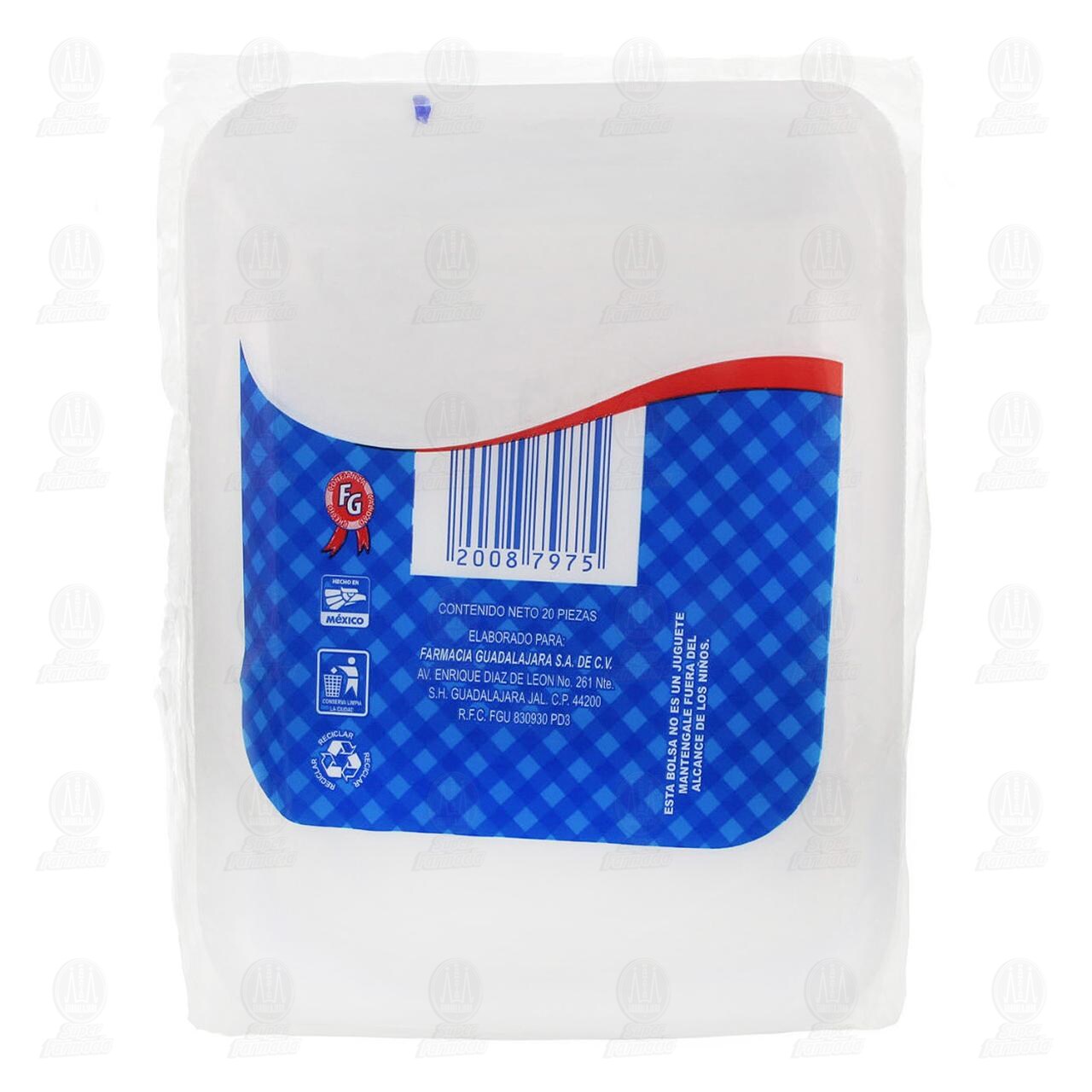 Charolas Desechables Faciland No. 855, 20 pzas. image number 1